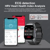 LIGE AMOLED Smart Watch ET585 Men ECG Blood Compositoin Health Monitoring Bluetooth Call Women Sports Fitness Tracker Smartwatch 2