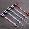 Customized Name Silicone Beads Baby Pacifier Chain Cartoon Dummy Nipple Holder Boy Girl Teether Teething Chain Nursing Chew Gift 1