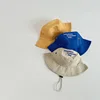 Quick Dry Children Fisherman Hat Summer Thin Baby Bucket Hat Outdoor Beach Panama Boys Girls Drawstring Sunscreen Cap 4