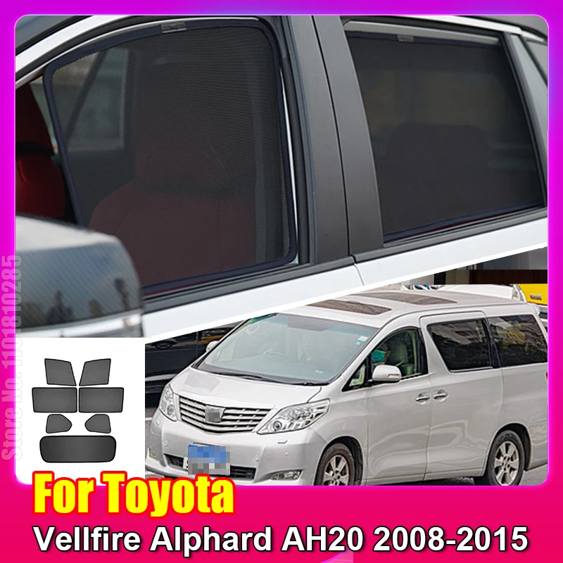 

For Toyota VELLfire ALPHARD AH20 2008-2015 Car Window SunShade Shield Front Windshield Rear Side Curtain Sun Shade Visor