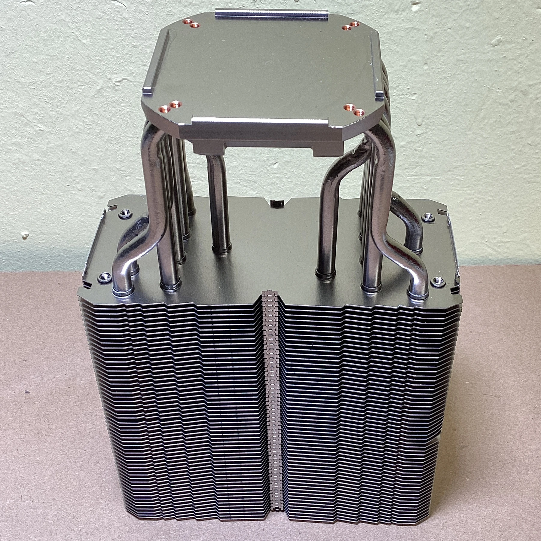 Cooling LED Chip Plateform Heatsink for High Power COB LED Copper Base + Copper Round Pipe with Heat Diffusion Cooling Fin