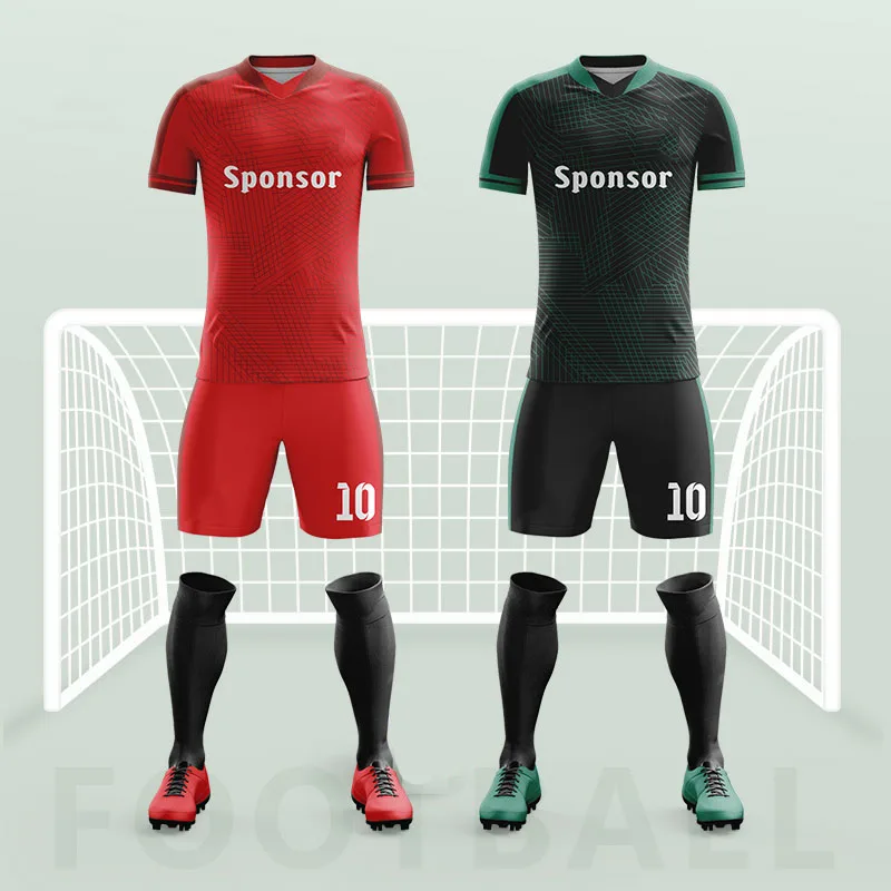 

BASKETMAN Soccer Sets For Men Customizable Full Sublimation Name Logo Prints Short Sleeves Football Uniforms Training Tracksuits