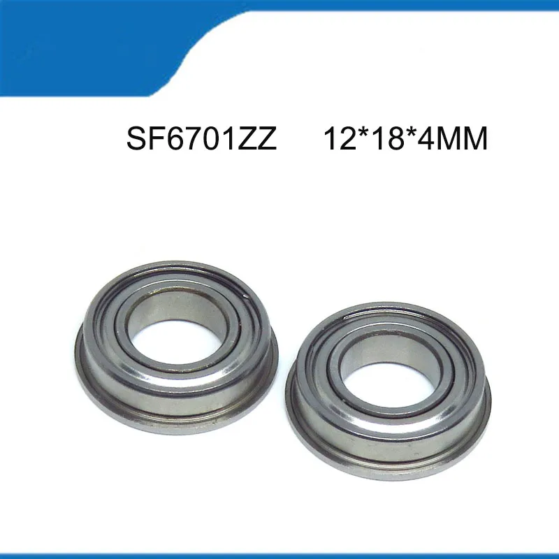 

10/20 шт. SF6701ZZ (12*18*4 мм) Высококачественная нержавеющая сталь SF6701 фланцевый шариковый герметичный шарикоподшипник с глубоким желобом (приблизительно)