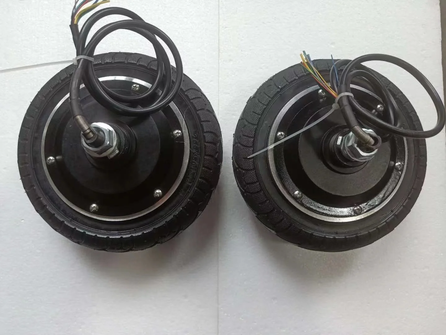 Robot Servo Hub Motor 8 inch Geared Low Speed High Torque Integrate Motor Wheel Programmable BLDC Electric Hub Wheel