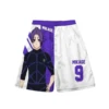 Anime Beach Shorts 3D Printed Seishiro Nagi Swim Trunks Quick-dry shorts Cartoon Unisex Vintage short Pants 2