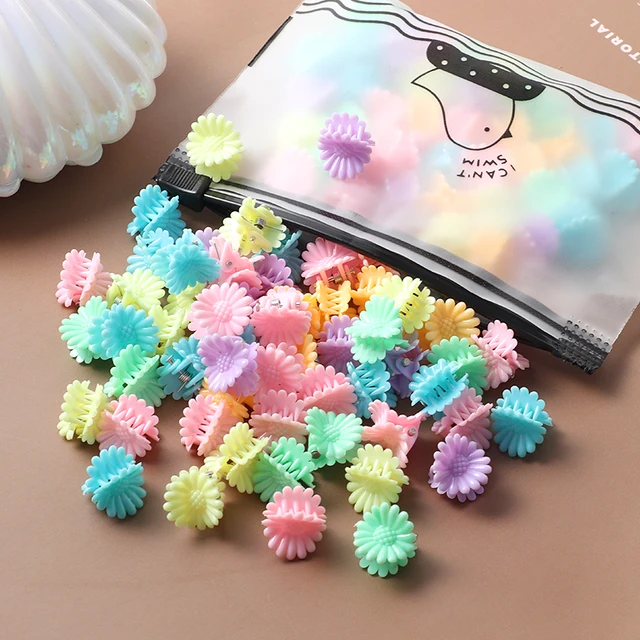 40Pcs Girls Colorful Hair Clips Flower Star Mickey Cute Small Hair Claws Kids Sweet Hairpins Cartoons Fashion Hair Accessories style-34