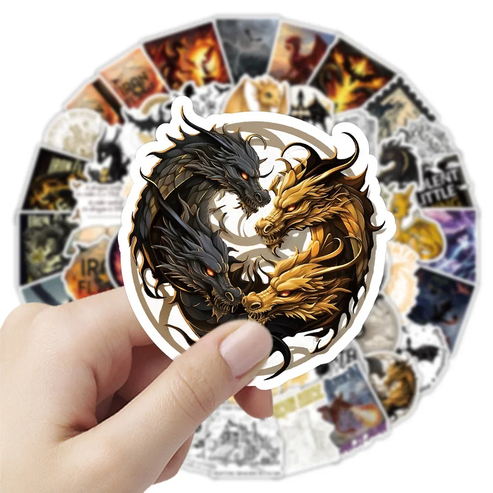 Fantasy Cartoon Sticker Pack - Creative Decals for Skateboards, Guitars, Suitcases, and More