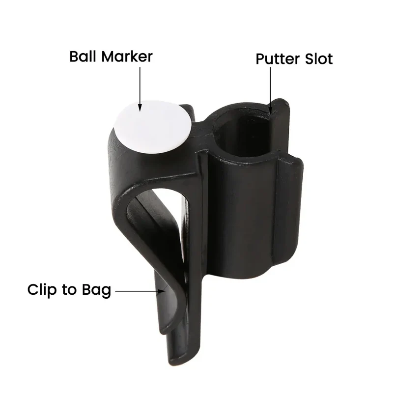 Description Picture 3 of itemGolf Putter Holder Golf Bag Clip Fixed Golf Clubs Buckle Ball Training Aids Outdoor Sports Game Accessories Swing Trainer