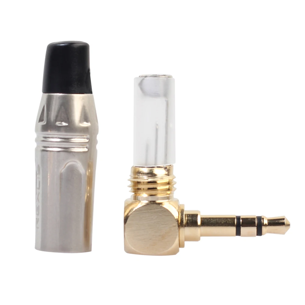 1/2/5Pc 3.5mm Jack Female Plug Gold-plated Audio Adapter Headphone Stereo Male Adapter Mini Stereo Phone Jack Soldered Connector