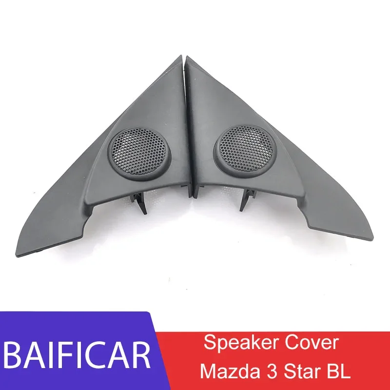 Dome Tweeter Speakers Baificar Left&Right Triangle Panel Tweeter Cover Without Speakers For Mazda 3 Star BL