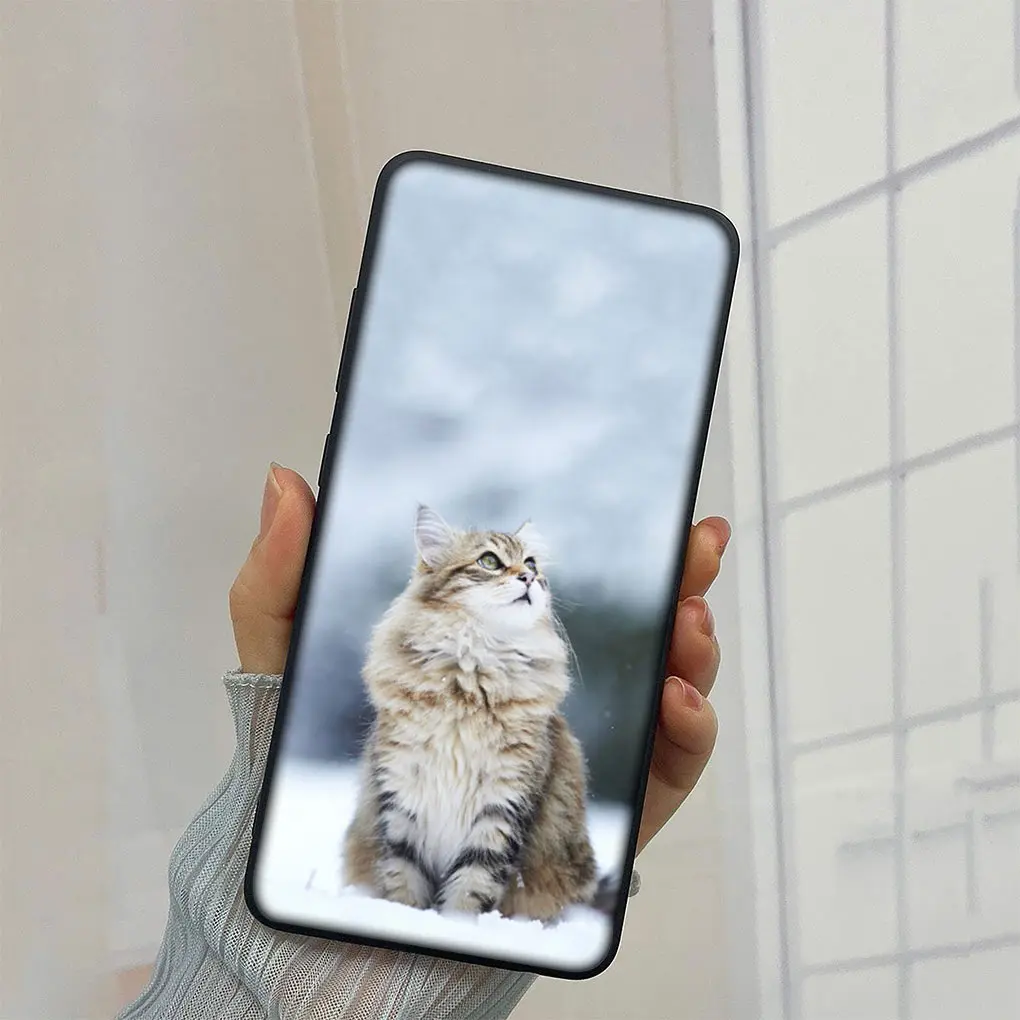 Meow Eyes Kitten Cat Soft Phone Case Cover