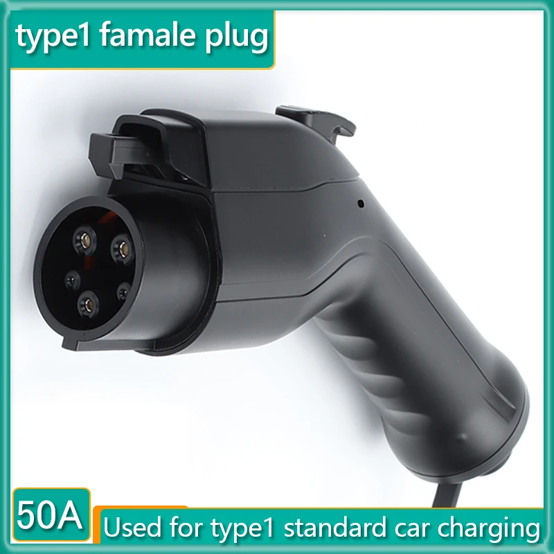 

Feature: 1. Type 1 Adapter: This is a EV type 1 charger adapter with 16A/32A/50A AC rated current, single phase 240V working vol