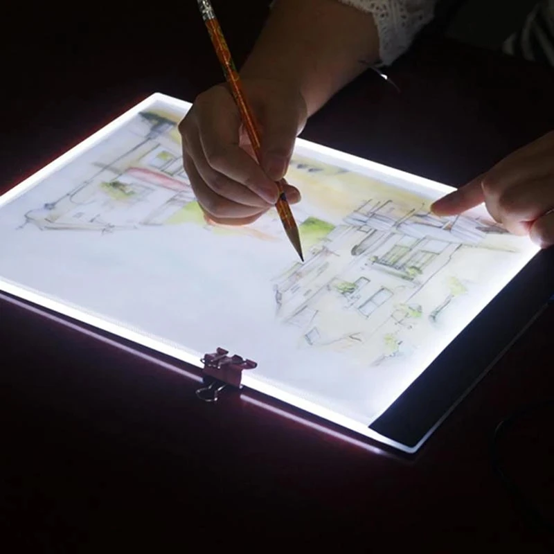 A2 Light Box, Large Size Tracing Light Pad, Ultra-Thin LED Light  Board Stepless Brightness and Flicker-Free Design, Perfect for Drawing, 2D  Animation, Calligraphy, Embossing, Sketching Tattoo