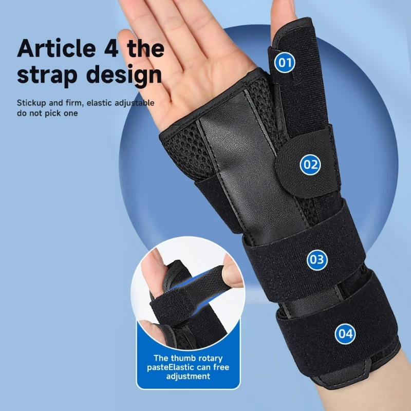 

Adjustable Thumb & Wrist Splints Stabilizers Fixed Wrist Wrap Protector Ergonomic Night Supports For Carpal Tunnel Tenosynovitis