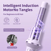 Fer à boucler automatique avec moteur à induction intelligent, anti-emmêlement, sans brûlure, chauffe rapide, outil de coiffure à domicile 5
