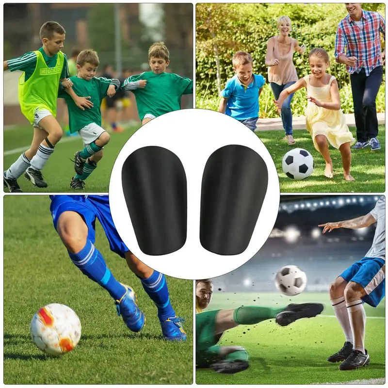 Mini Leg Guards For Football 2pcs Shockproof Mini Shin Guards For Football Portable Protective EVA Foam Soccer Training Supplies