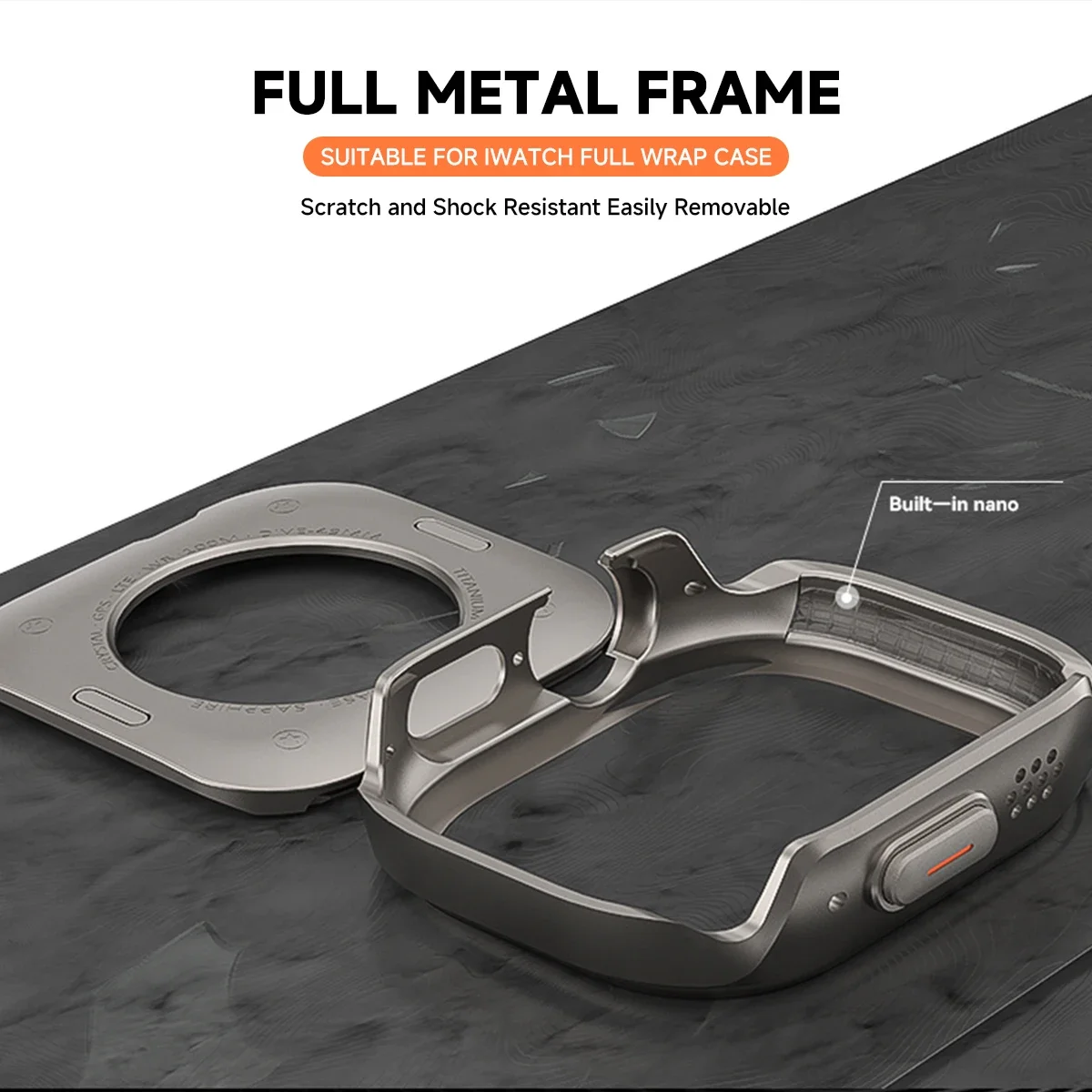 Premium Aluminum Alloy Watch Case - Anti-Drop Protector Cover