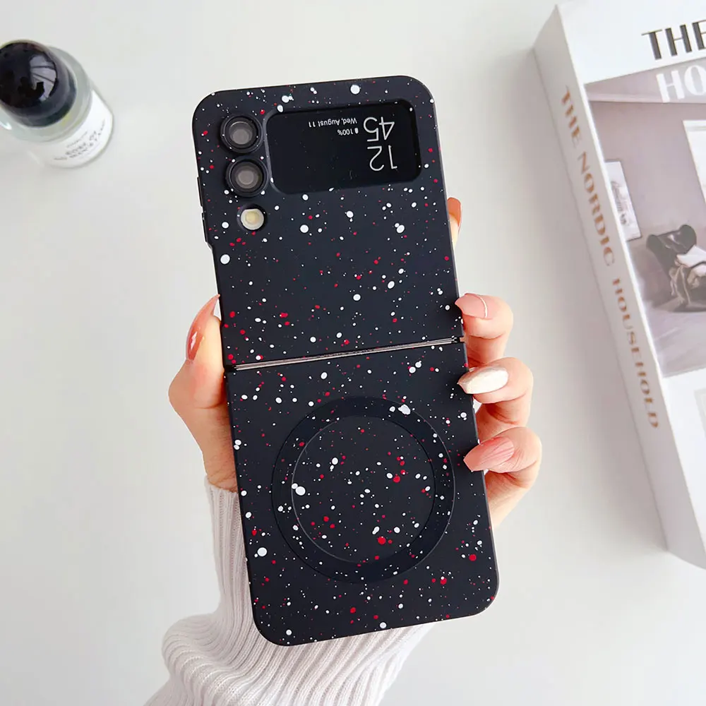 Magnetic Wireless Charging Soft Matte Star Cover Case
