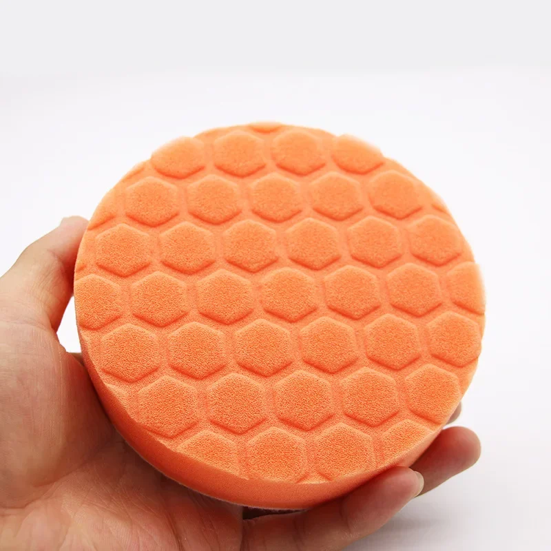 Car Polishing Pad 5 Pcs 3/4/5/6/7 Inch Compound Buffing Polishing Cutting Sponge Pads Kit For Car Buffer Polisher Compounding Waxing