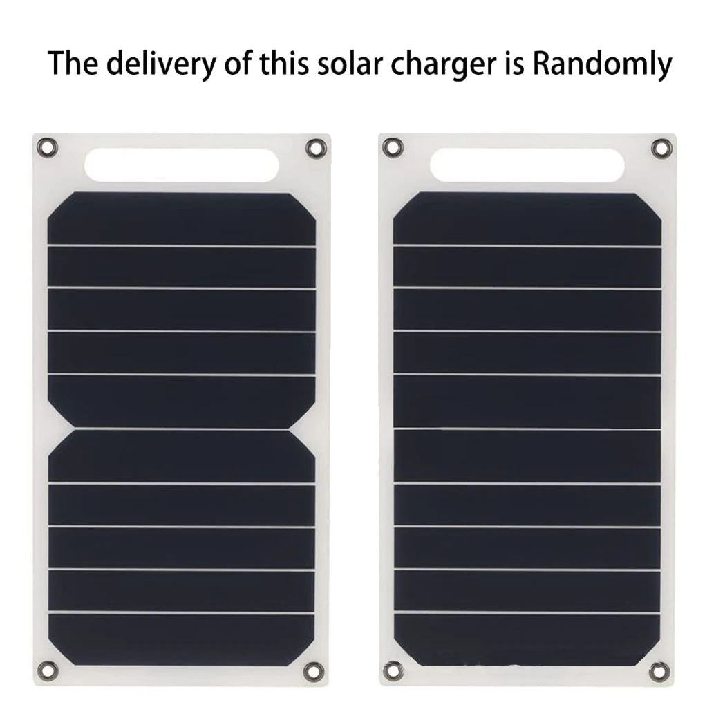 10W Portable Camping Traveling Solar Powered Battery Backpacking Charging Panel Mobile Phone Charger Outdoor Equipment