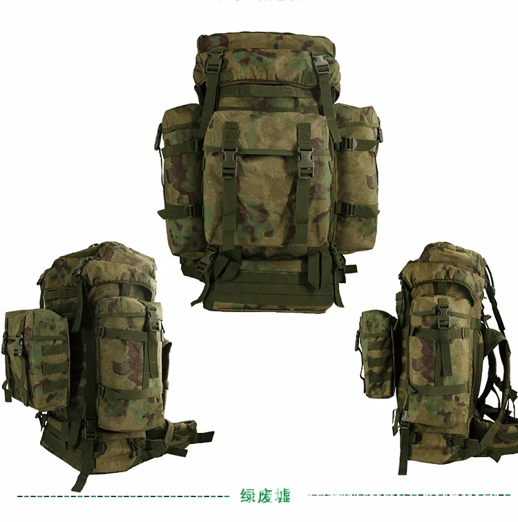80L Heavy Duty Professionelle Wanderrucksack Große Kapazität Taktische Tasche Rucksack Outdoor Schulter Camping Klettern Rucksack – Detail 9