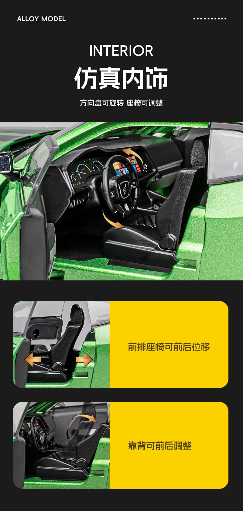 1:22 Dodge Challenger Srt Alloy Model Car Diecasts Metal Sports Alloy Car Model Simulation Sound Light Collection 16 Undefined