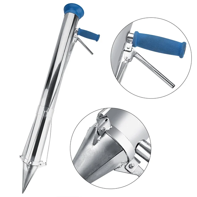 Palánta Ültetvényes Zöldség Fiatal Növényi Kézi Átültetési Szerszám Kertészeti Mezőgazdasági Kiegészítő (Egyfogantyú) - Image 5