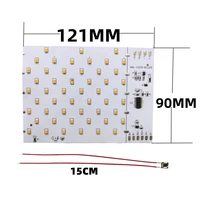 3.7 V flamme solaire lampe à LED PCBA simulé lampe torche solaire lampe torche contrôleur Circuit imprimé 51 pièces LED 6