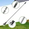 Manual Lawn Edger Yard 3 Sections Rod Grass Edger Wheel Rotary Edger for Backyard Landscaping Courtyards Driveways Flower Beds 5