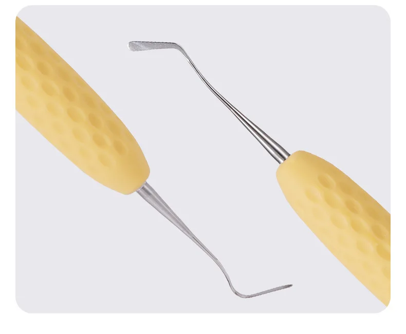 Dental Resin Spatulas Resin Filler Aesthetic Restoration Kit Silicone Handle LM Knife Plastic Dresser Dentistry Tool silicone spatula dental restoration tools