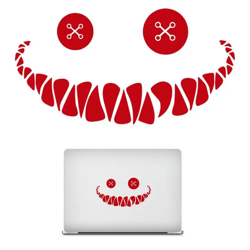 

Fashion Demon Smile Face Decal For Vehicles Windshield Body Waterproof Vinyl Stickers Car Accessories