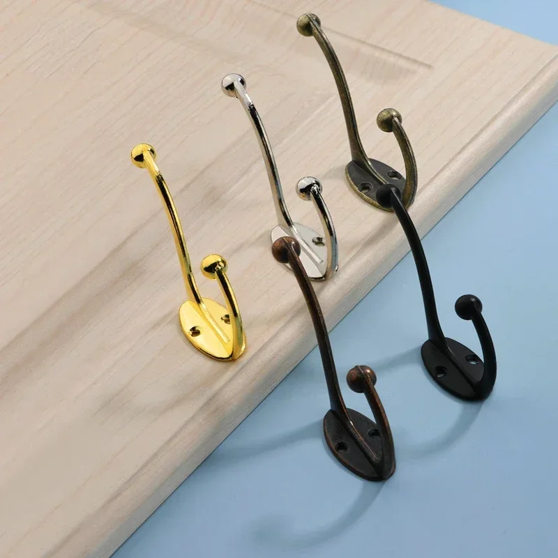 1pcs Antique hook alloy cabinet furniture hardware decoration fitting room bronze home decoration over the door hanger fittings