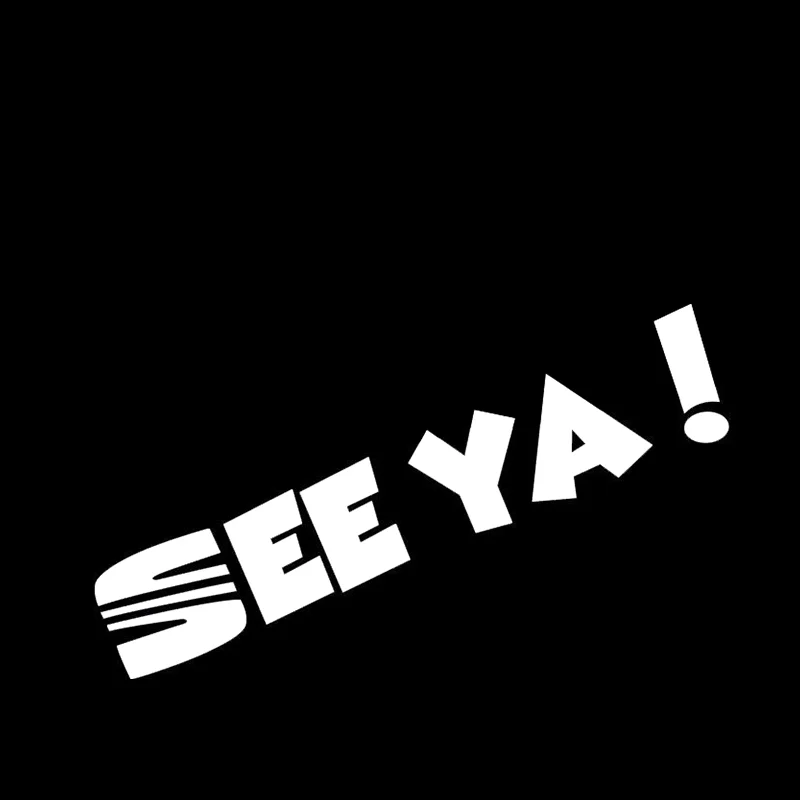 

Наклейки Jpct See Ya для пересеченной местности, аксессуары для дизельных автомобилей, мотоциклов, украшение, персонализированная наклейка на холодильник, автомобиль из ПВХ