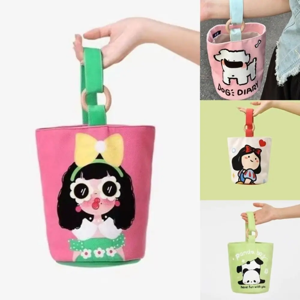 

Холщовые сумки-тоуты, новая вместительная сумка через плечо с мультяшным принтом, однотонная сумка через плечо для девушек