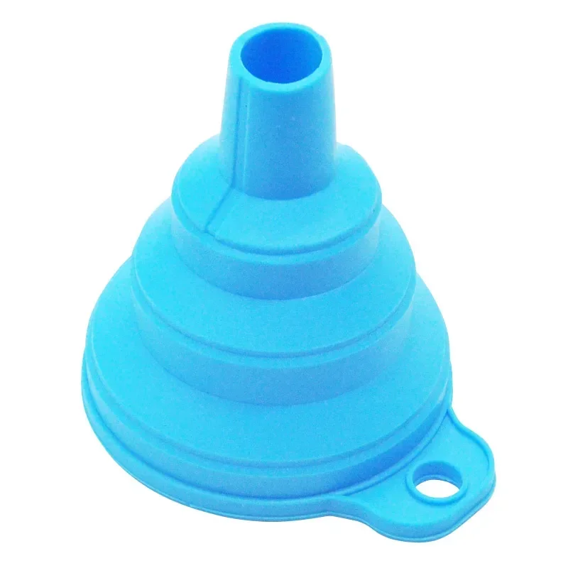 Kitchen Silicone Funnel Foldable Funnel for Filling Water Bottle With Liquid Transfer Portable Oil Pot Funnel Kitchen Gadgets