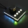 Multimedia Programmable Keyboard USB Knob Custom Keyboard Mini Macro Keyboard Volume Controller (Small White Button) 6