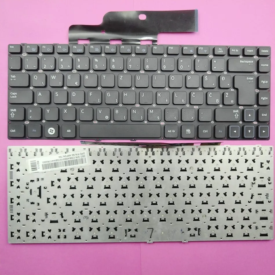 

Croatian Keyboard for Samsung NP300 300V4A 300E4A 300E4A 05E4A NP300E4A NP305E4A 300E4C NP300E4C NP200A4B NP205A4Y NP200A4Y WB