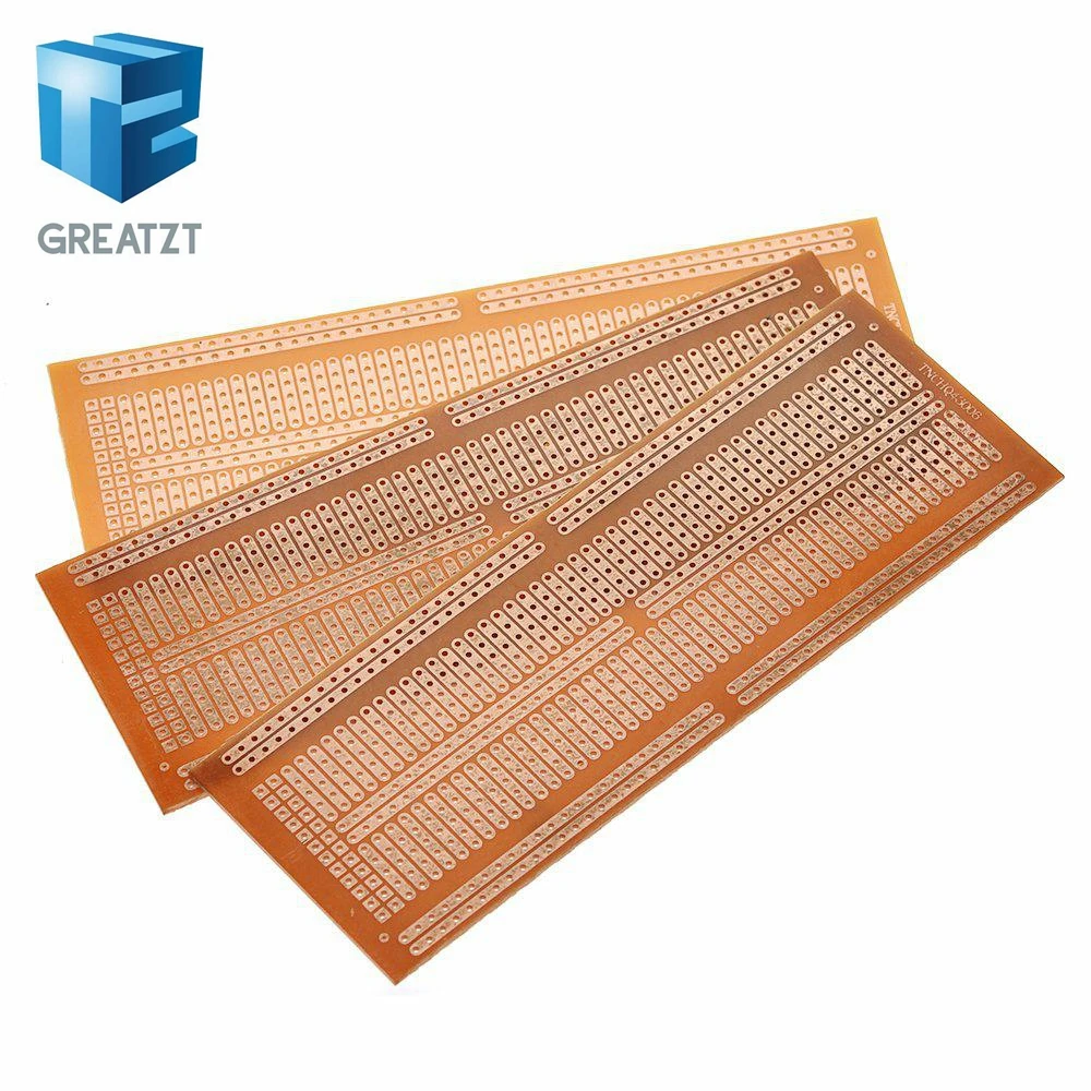 QERPON 5pcs Placa De Circuito De Baquelita Prototipo PCB Prototipado Placa De Pista