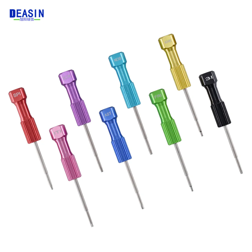 치과 임플란트 나사 드라이버, 치과 도구 키트, 마이크로 스크루 드라이버, 치과 의사 기구 하이 퀄리티, 8 개, 신제품