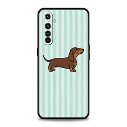 Cute Dachshund and Bulldog Design Phone Case Cover for GT Neo2 (3T) (A1)
