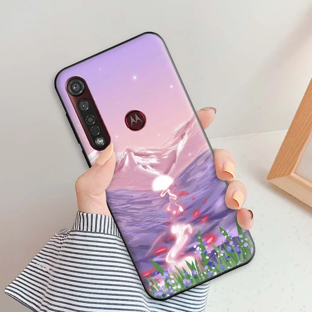 Sleek Matte Silicone Protective Case - Fashion TPU Back Cover for Motorola Moto G8 Plus, G8 Play & G8 Power