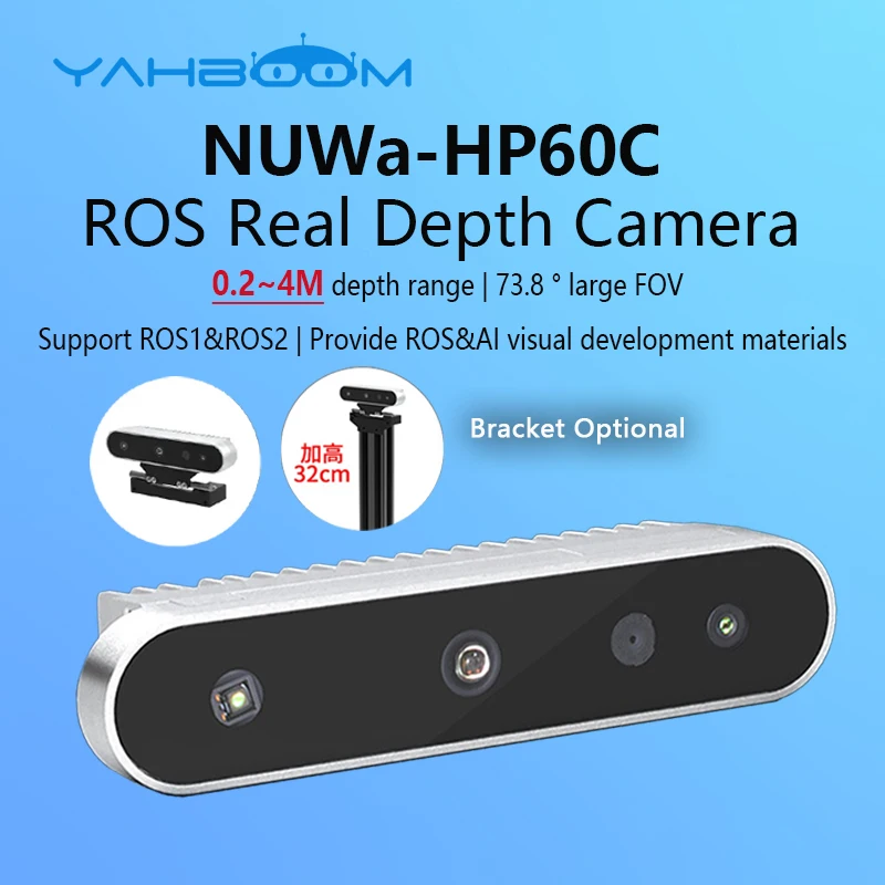 Yahboom Nuwa-HP60C ROS RealSense Depth Camera 3D Depth Sensor Module ...