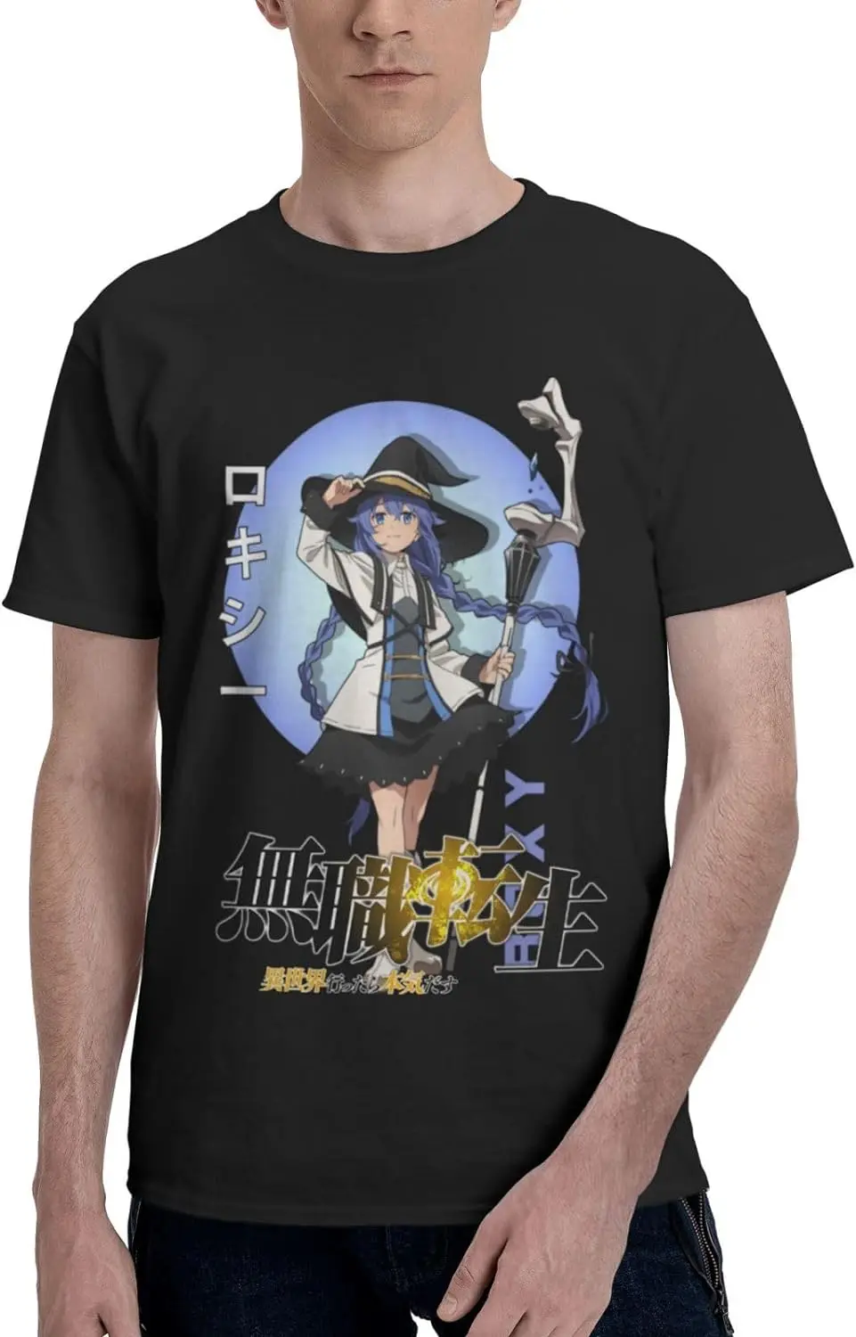 

Anime T Shirt Man Fashion Crew Neck Short Sleeve Tee