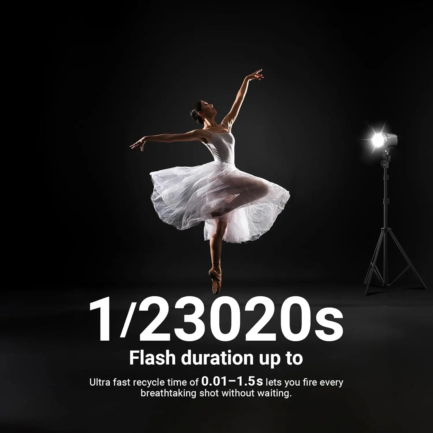 NEEWER 120Ws 2.4G TTL 야외용 포켓 플래시 스트로브, 휴대용 스튜디오 스피드라이트 1/8000s HSS 모노라이트 (모델링 라이트 포함)