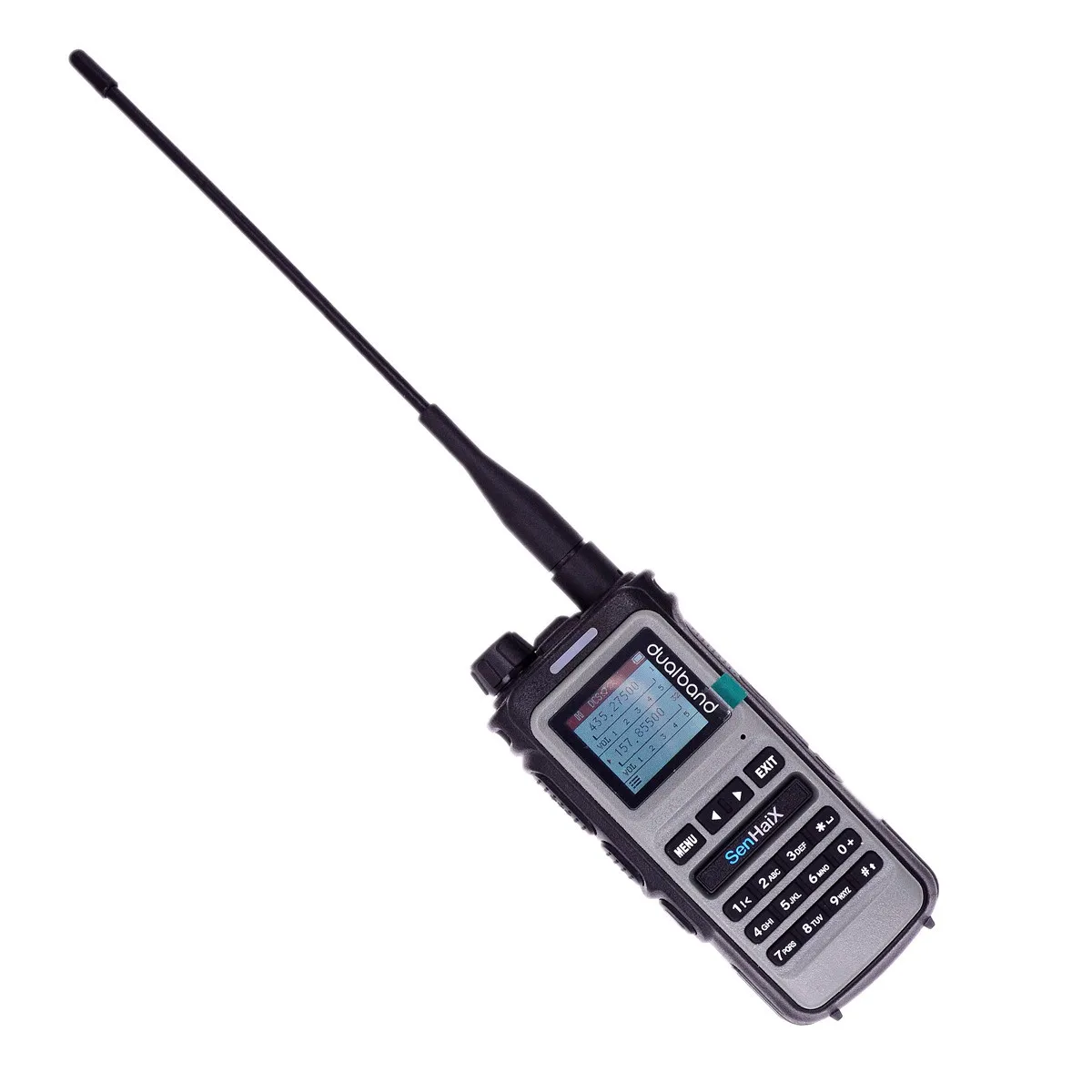 Senhaix Gp8600 Ham Walkie Talkie Tpu Design Impermeabile Ip55 Schermo Della Tastiera Dual Band Scanner Ricevitore Radio Fm