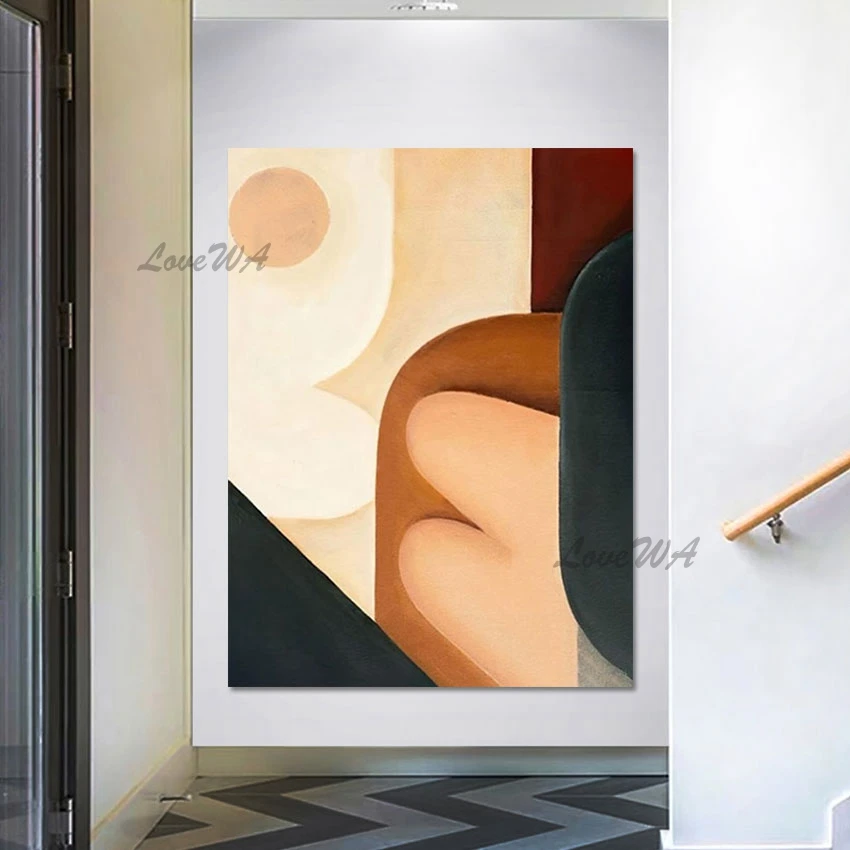 

Unframed Modern European Art Oil Painting Canvas Wall Picture Abstract Wall Decor The Composition Is Clever Design Painting