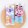 8PCS/Set Print Grosgrain Ribbon Hair Bows Clips Small Bows For Children Girls Headwear DIY Kids Hair Accessories Best Gifts 1
