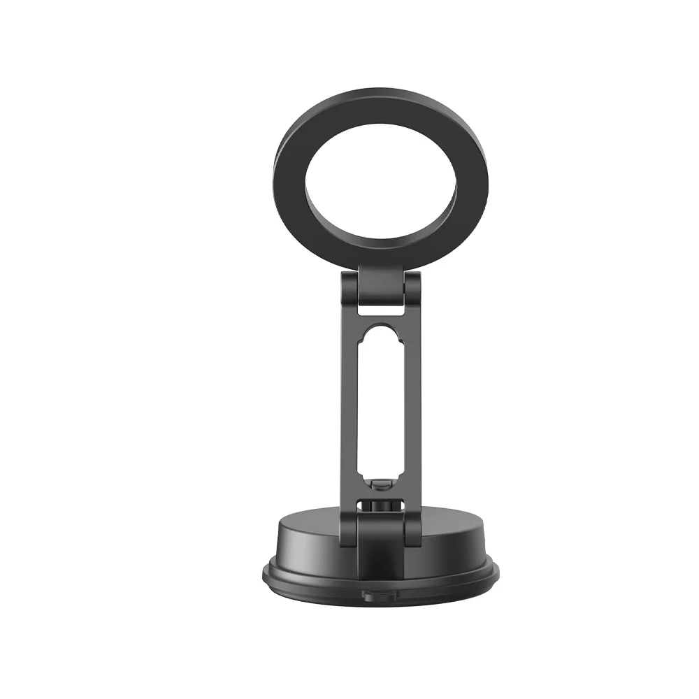 Dashboard MagSafe Car Mount All-Metal Folding Magnetic Phone Holder for Car 360&deg; Rotation Strong Magnet Mount For iPhone 15
