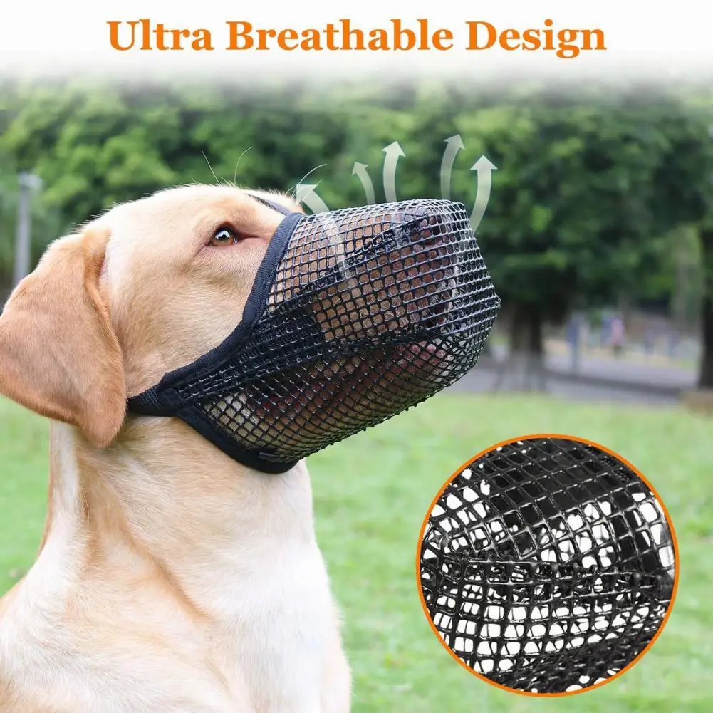 Practical Pet Muzzle Wear-resistant Dog Mouth Cover Tear-resistant Prevent Bites Anti Chewing Dog Mouth Cover dog muzzle