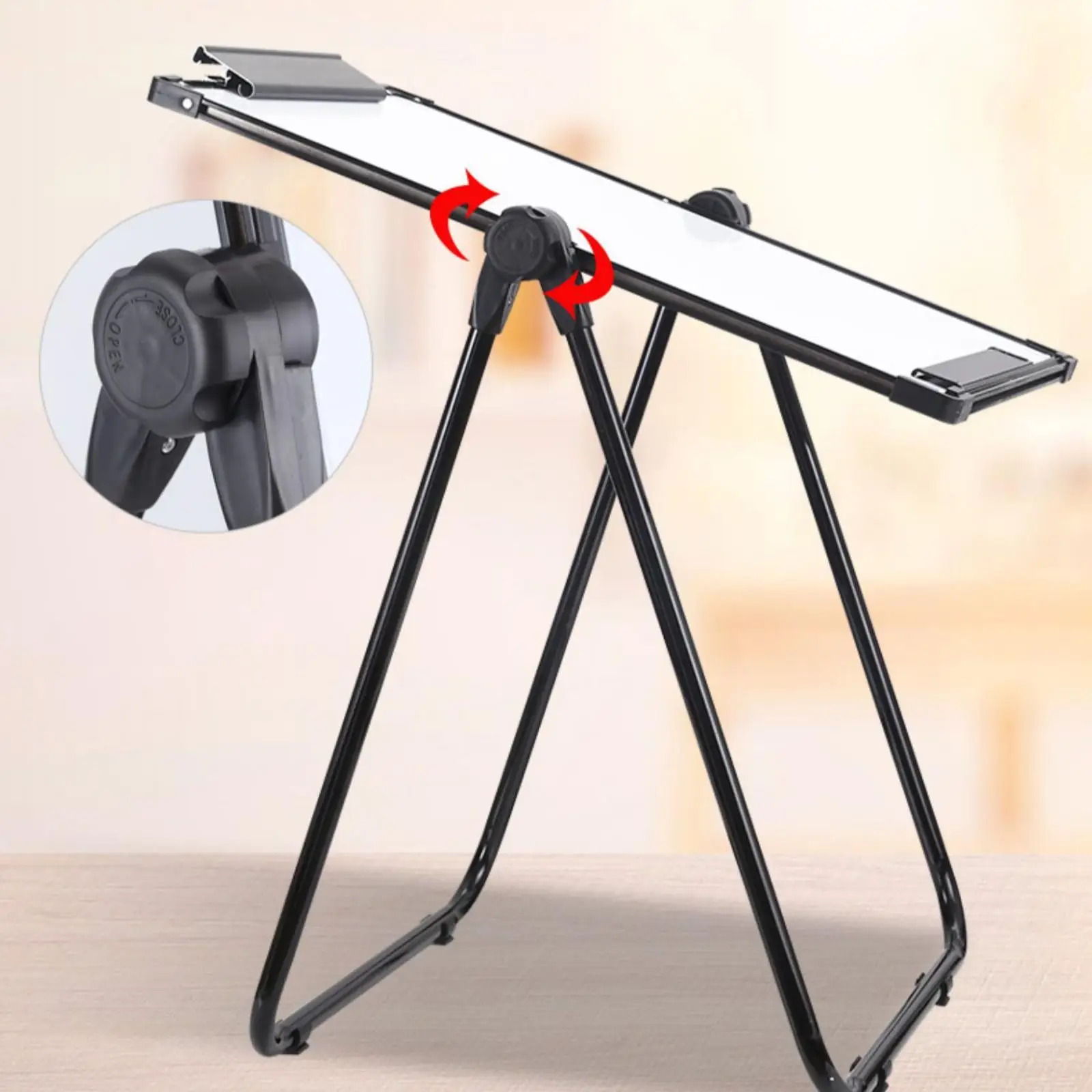 24x35inch Whiteboard with Stand Dry Erase Board 360° Rotation Portable for Adults Children Versatile Adjustable Height